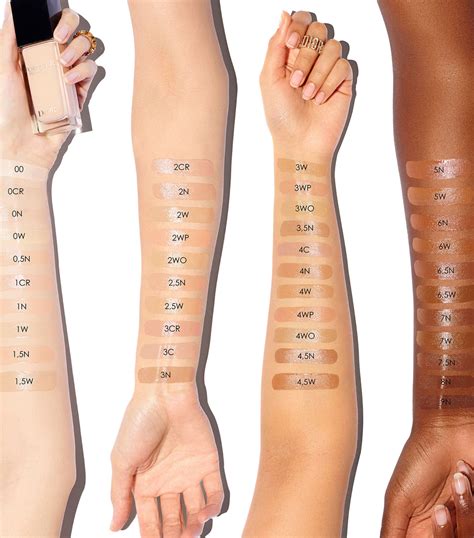 dior forever skin glow foundation price|dior foundation shade chart.